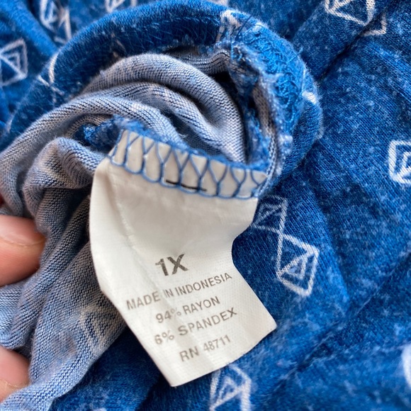 Beach Blue Aztec Dress - Picture 2 of 3